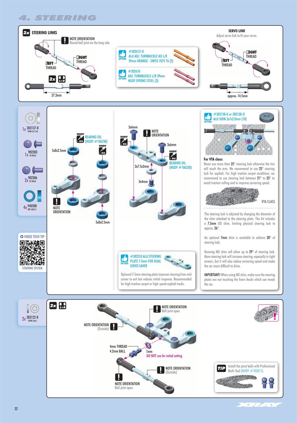 Xray - X4 2024 (X4'24) - Manual - Page 22