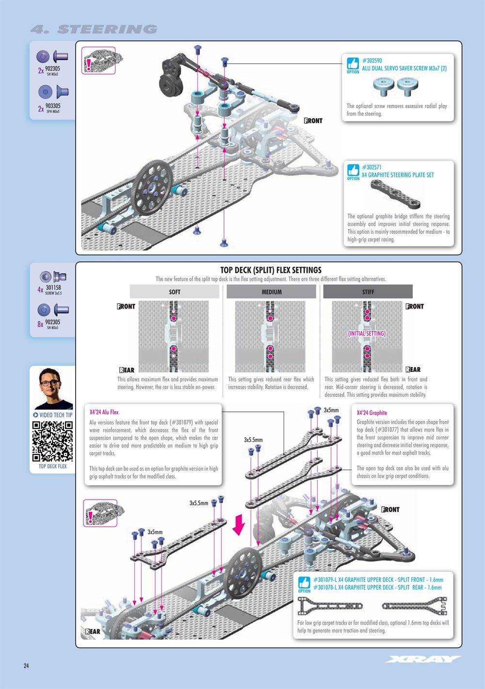 Xray - X4 2024 (X4'24) - Manual - Page 24