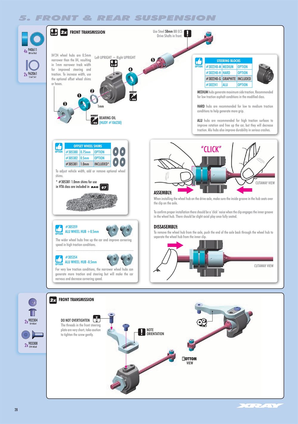 Xray - X4 2024 (X4'24) - Manual - Page 28