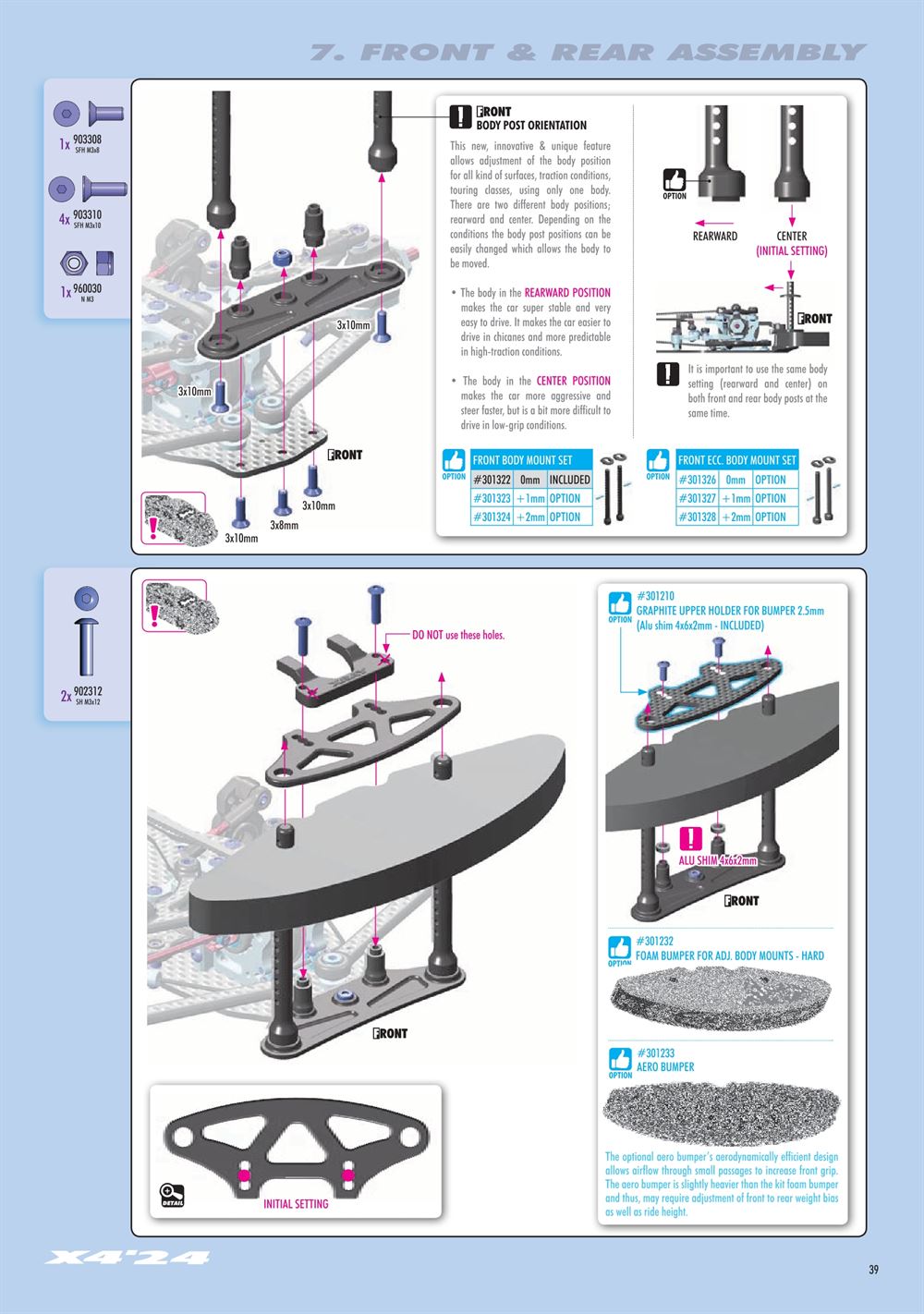 Xray - X4 2024 (X4'24) - Manual - Page 39
