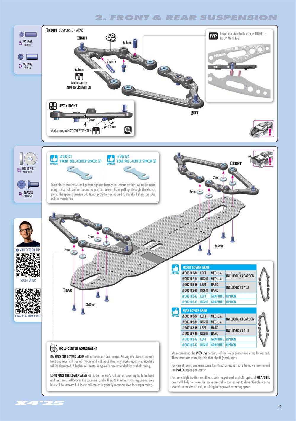 Xray - X4 2025 (X4'25) - Manual - Page 11