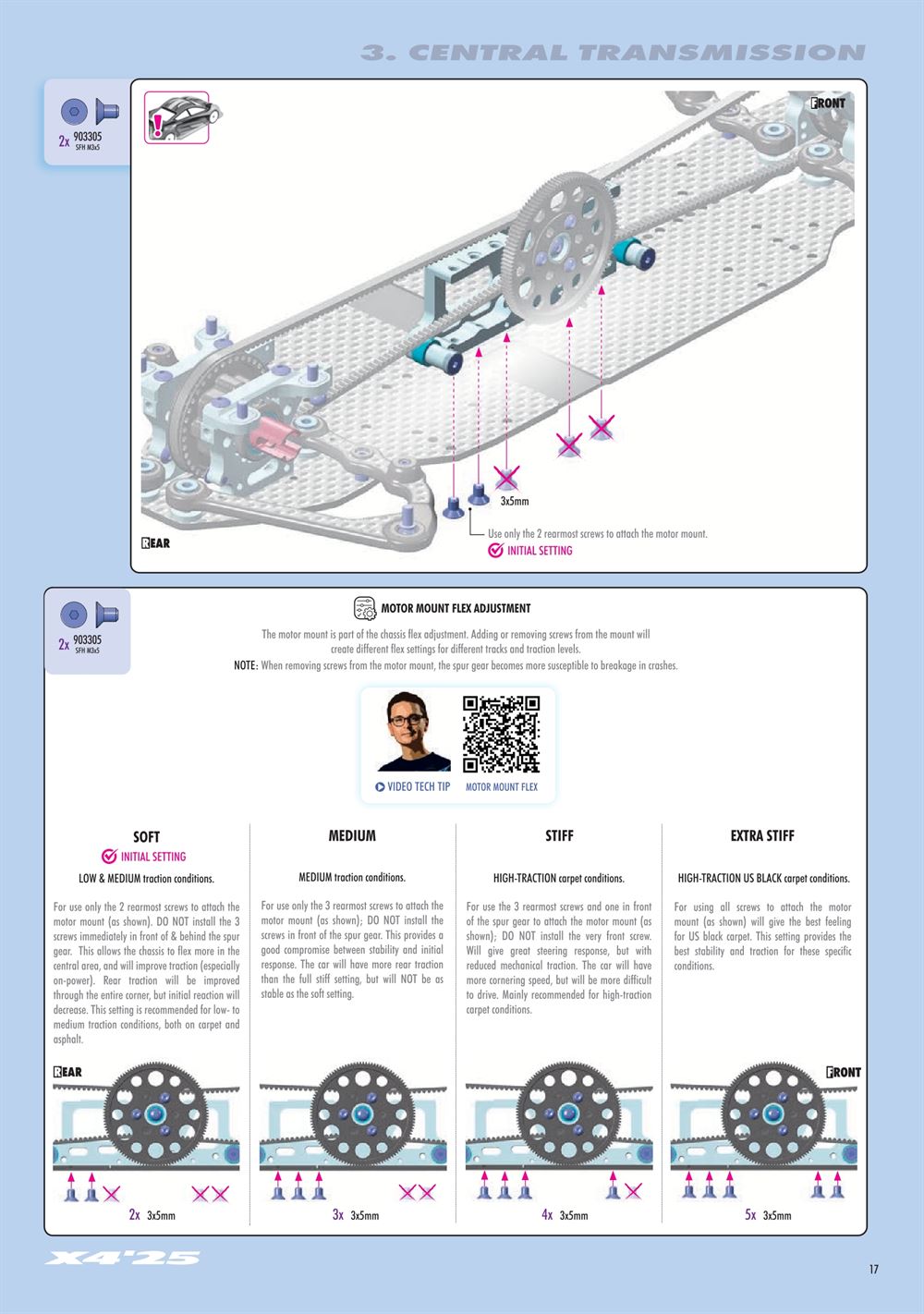 Xray - X4 2025 (X4'25) - Manual - Page 17