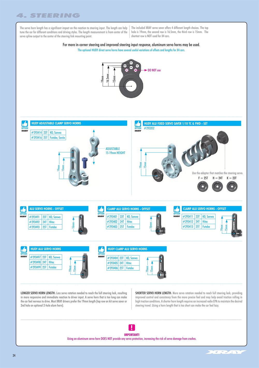 Xray - X4 2025 (X4'25) - Manual - Page 24