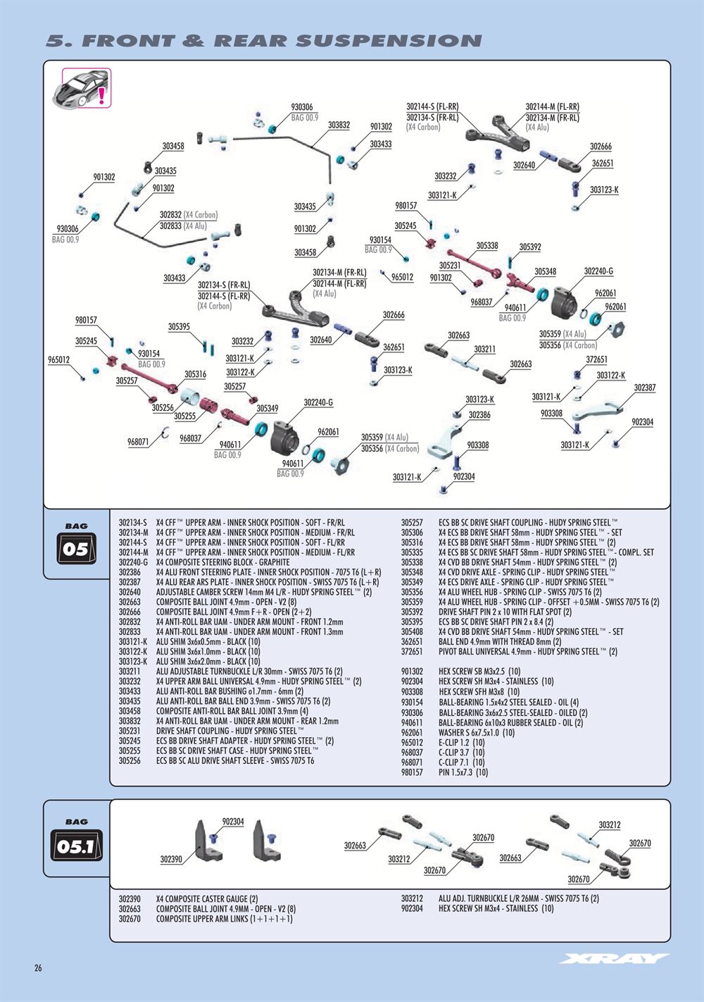Xray - X4 2025 (X4'25) - Manual - Page 26