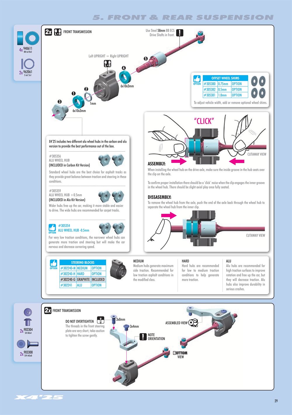 Xray - X4 2025 (X4'25) - Manual - Page 29