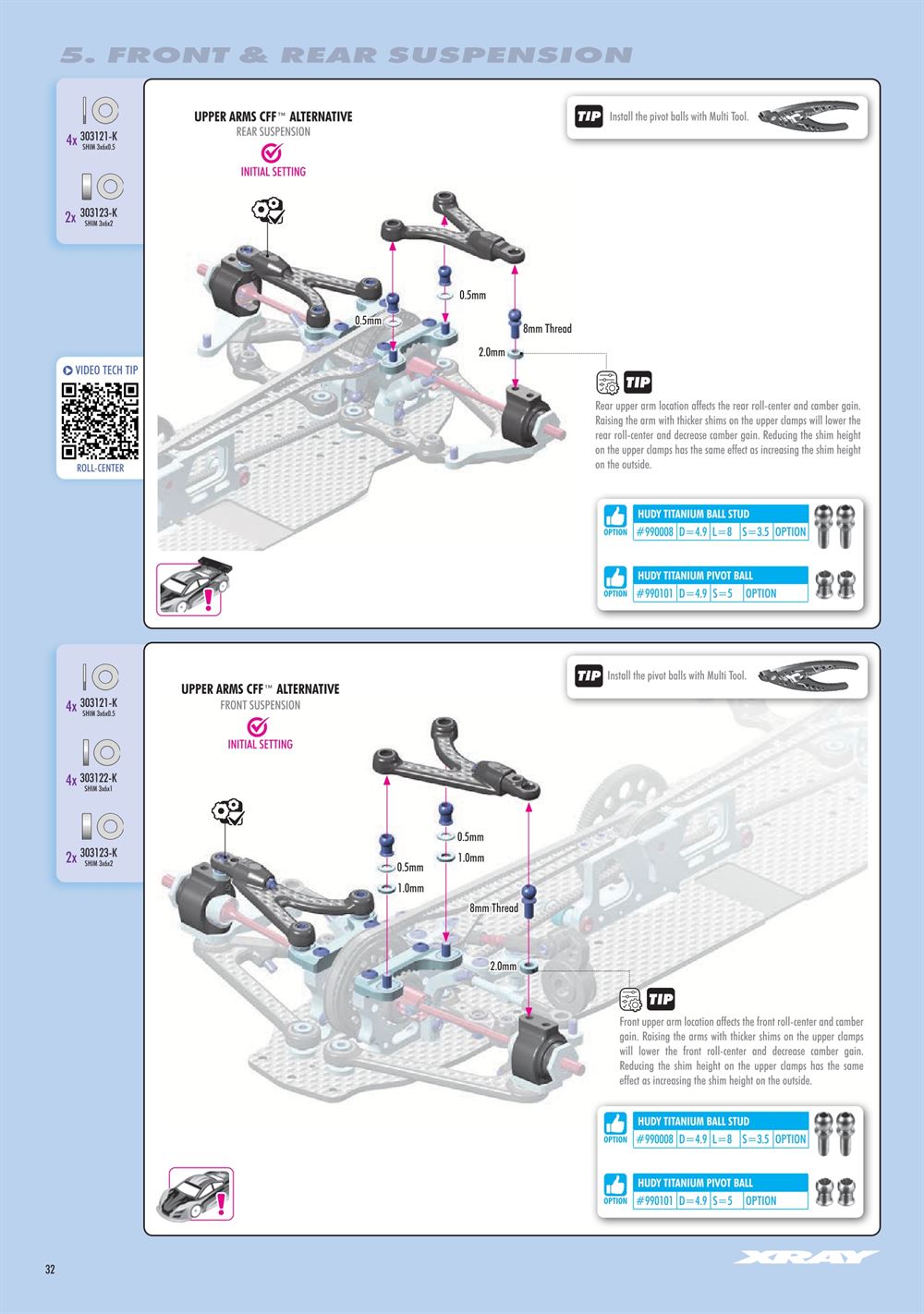 Xray - X4 2025 (X4'25) - Manual - Page 32
