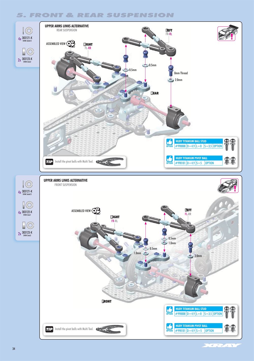 Xray - X4 2025 (X4'25) - Manual - Page 34