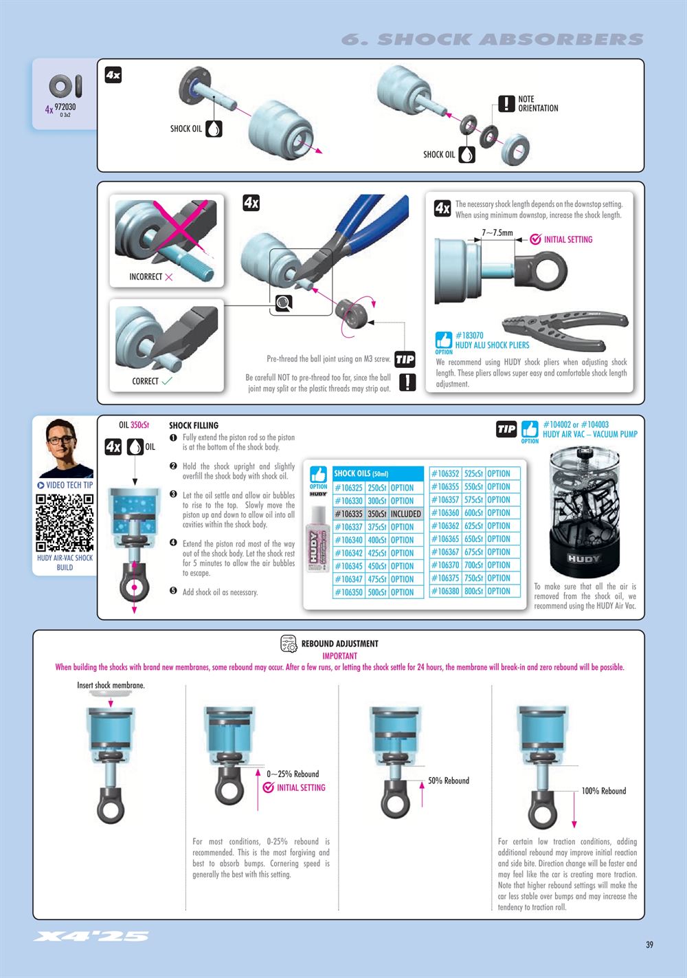 Xray - X4 2025 (X4'25) - Manual - Page 39