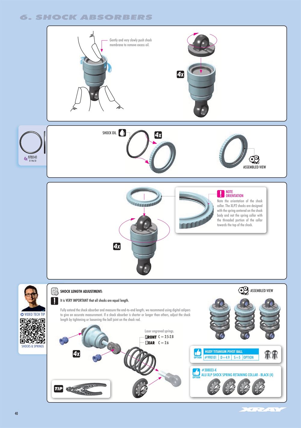 Xray - X4 2025 (X4'25) - Manual - Page 40