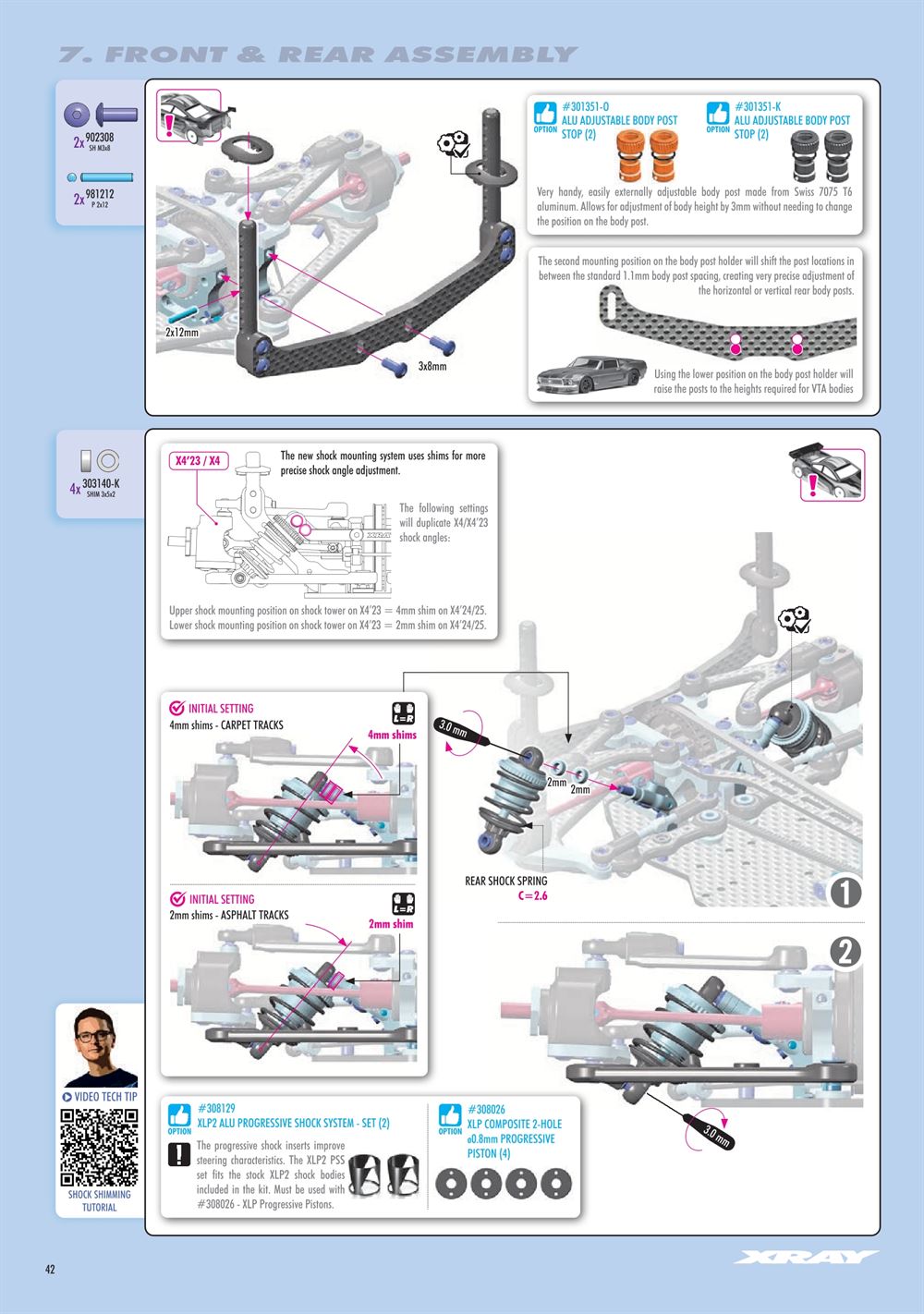 Xray - X4 2025 (X4'25) - Manual - Page 42