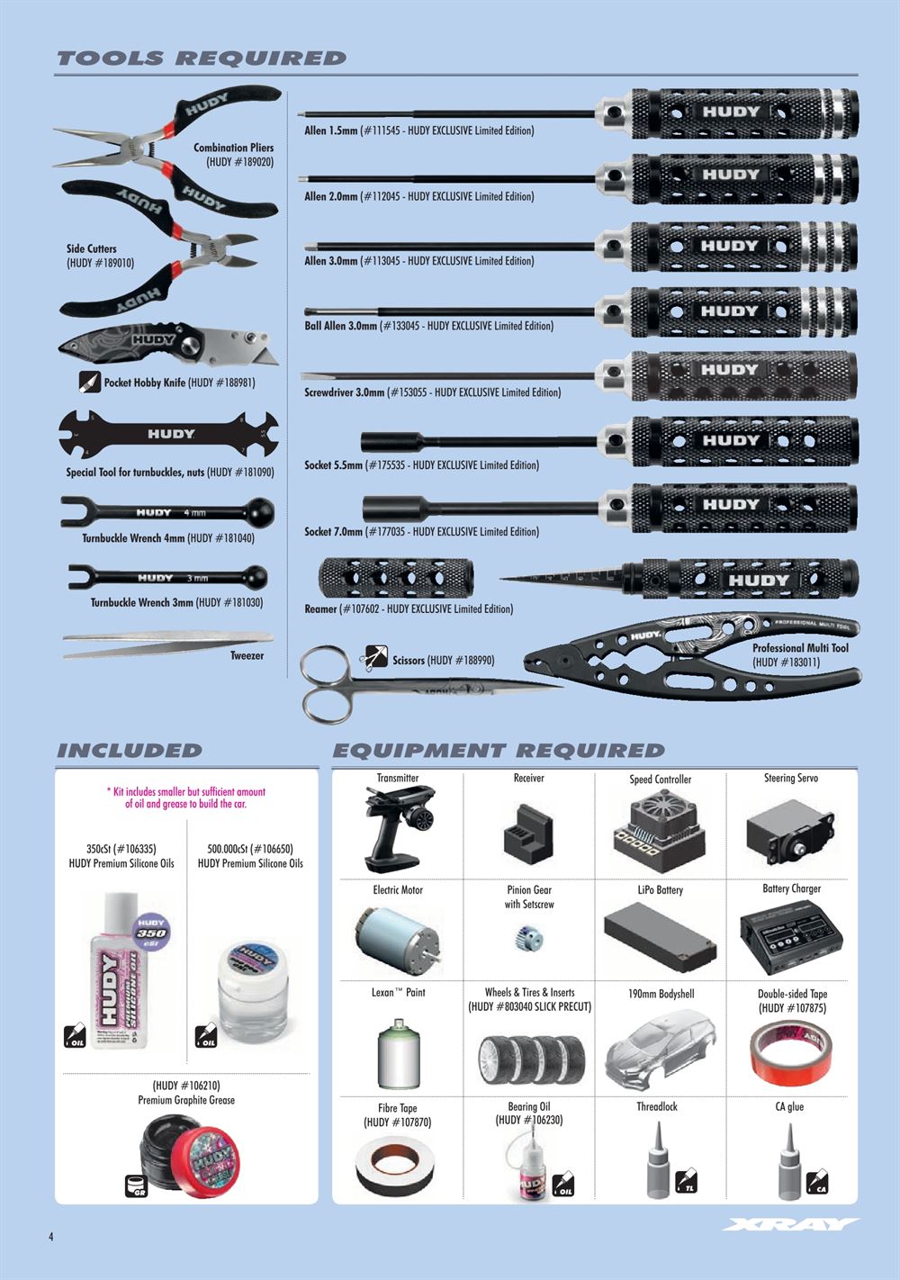 Xray - X4F 2023 (X4F'23) - Manual - Page 4
