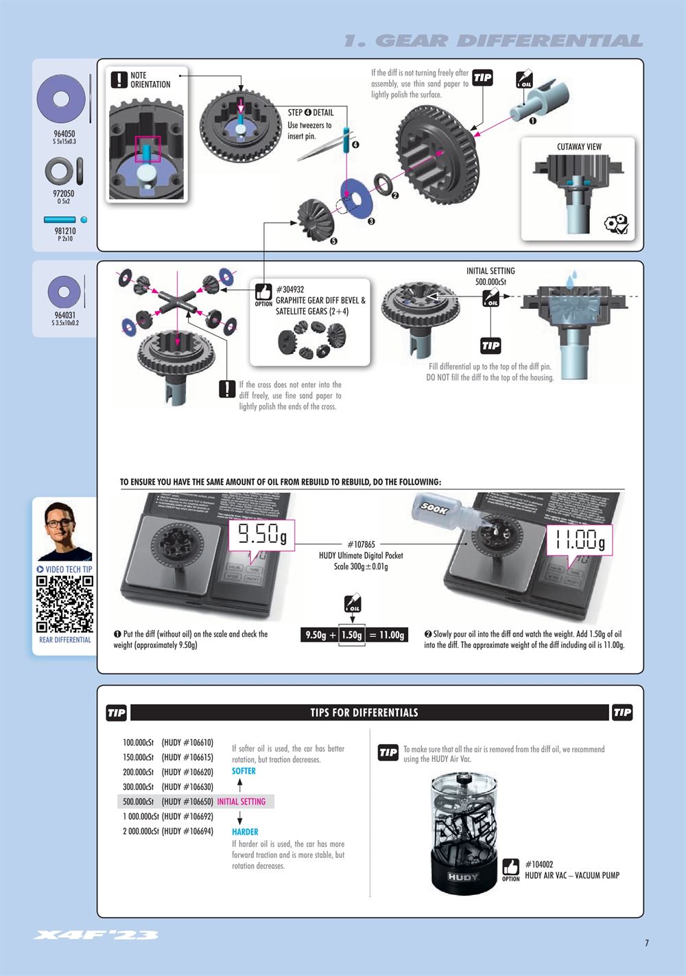 Xray - X4F 2023 (X4F'23) - Manual - Page 7
