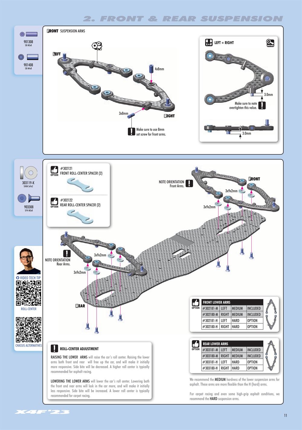 Xray - X4F 2023 (X4F'23) - Manual - Page 11