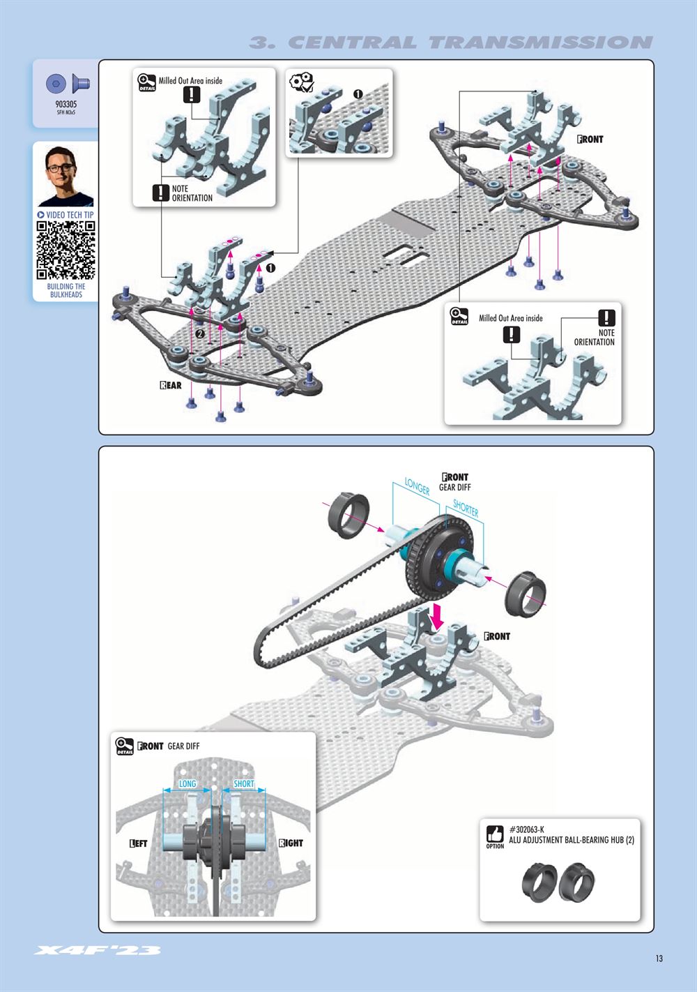 Xray - X4F 2023 (X4F'23) - Manual - Page 13