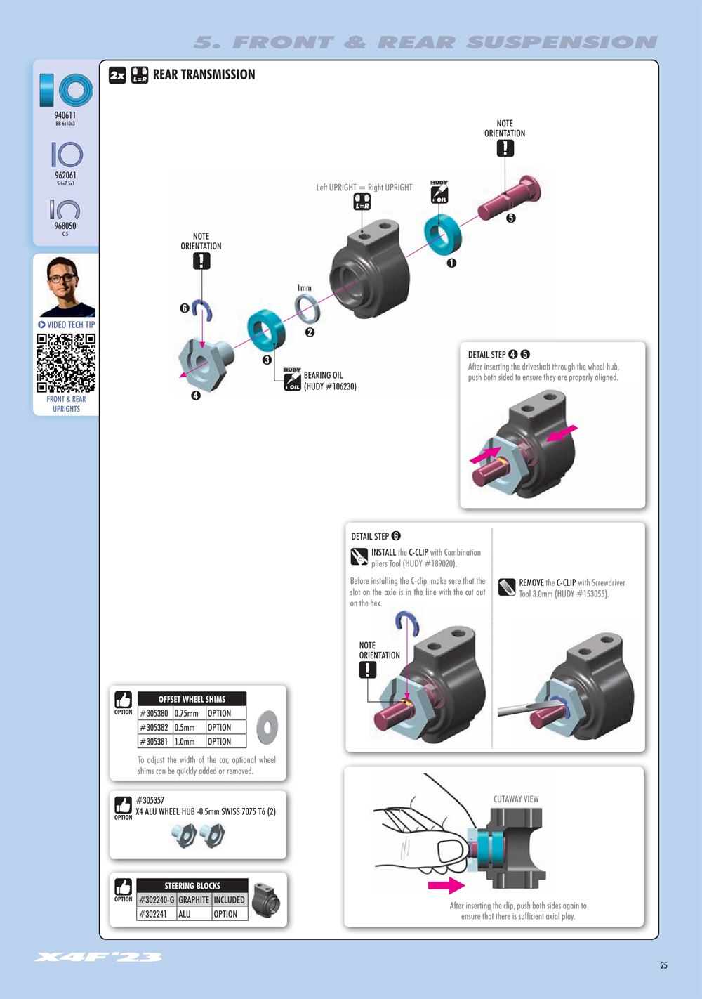 Xray - X4F 2023 (X4F'23) - Manual - Page 25