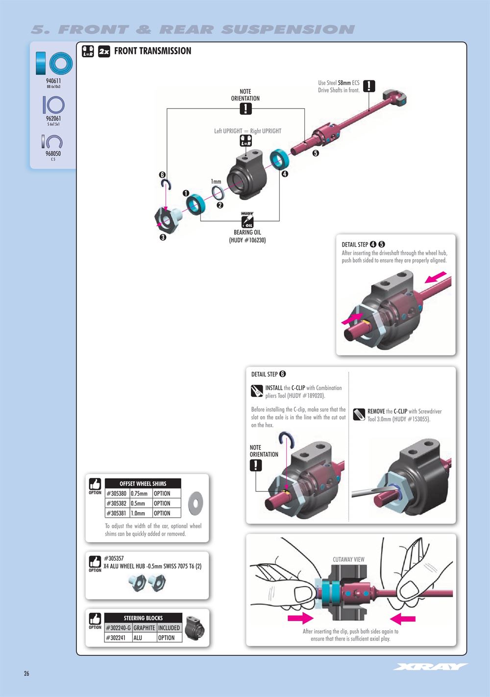 Xray - X4F 2023 (X4F'23) - Manual - Page 26
