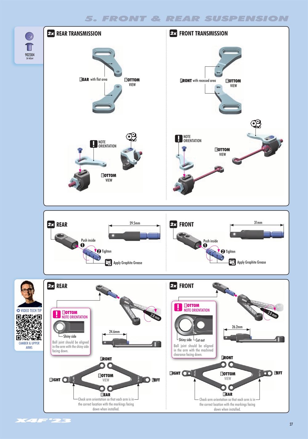 Xray - X4F 2023 (X4F'23) - Manual - Page 27