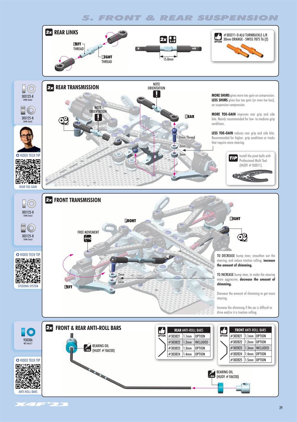 Xray - X4F 2023 (X4F'23) - Manual - Page 29