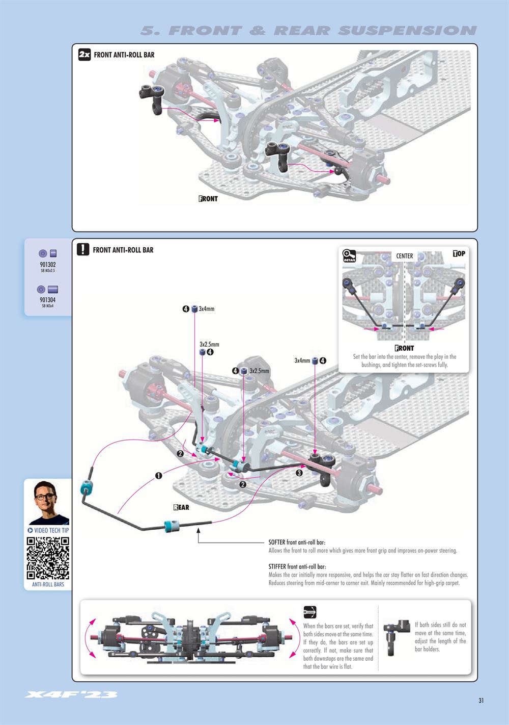 Xray - X4F 2023 (X4F'23) - Manual - Page 31