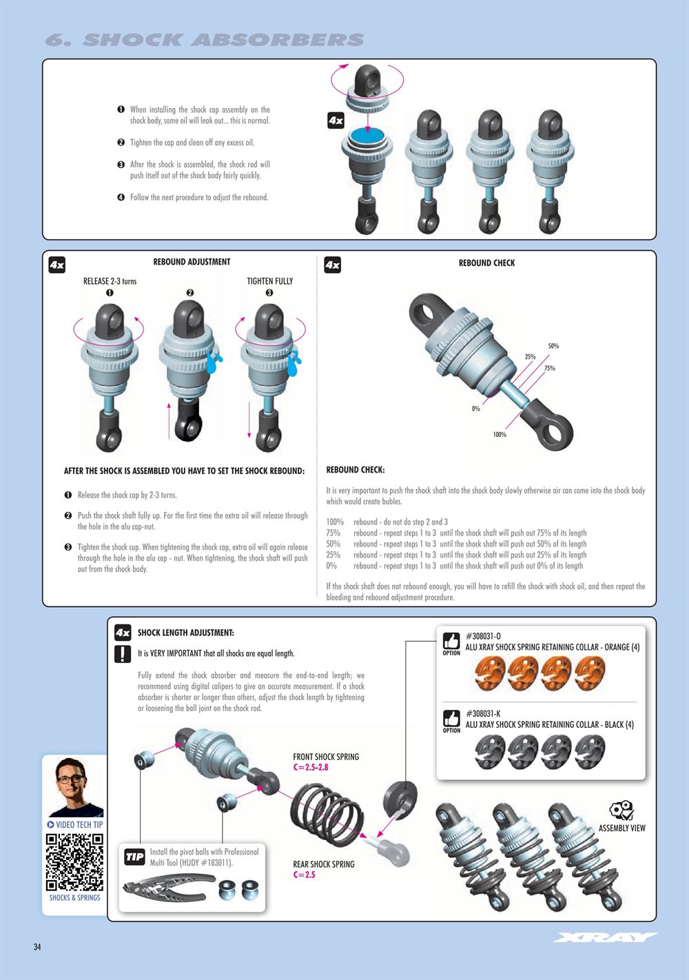 Xray - X4F 2023 (X4F'23) - Manual - Page 34