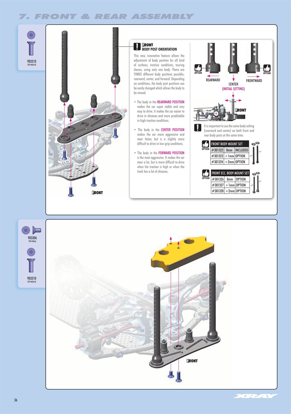 Xray - X4F 2023 (X4F'23) - Manual - Page 36