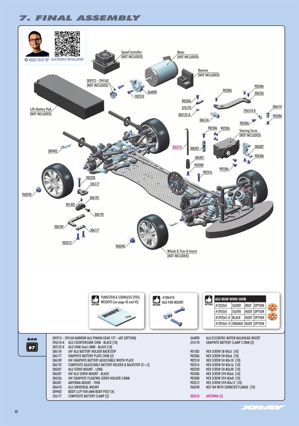 Xray - X4F 2023 (X4F'23) - Manual - Page 40
