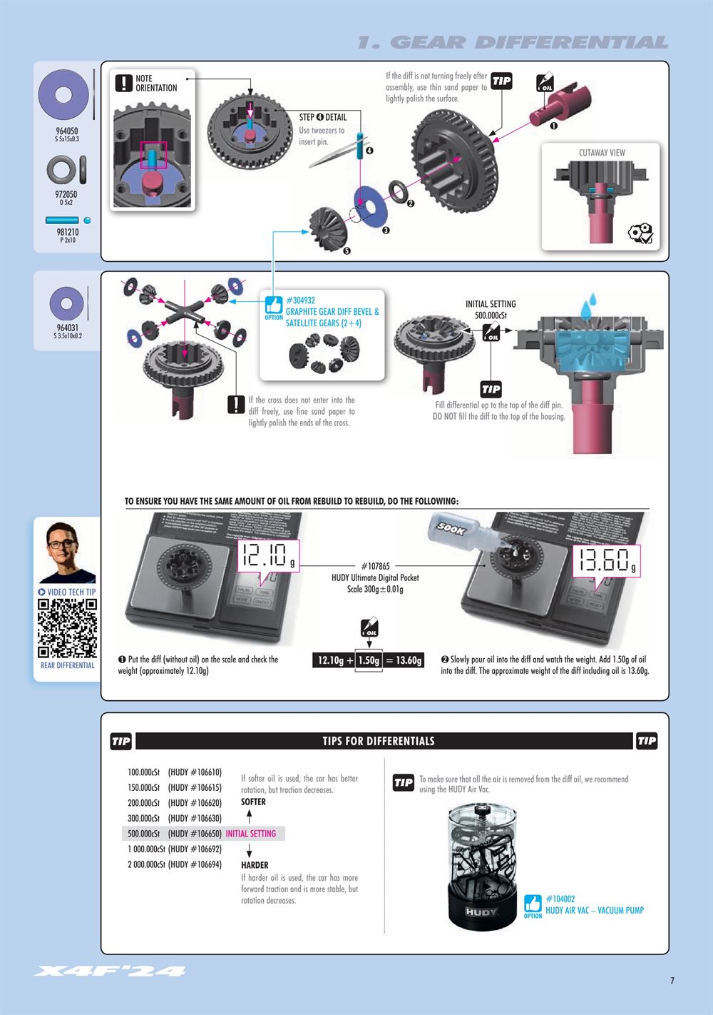 Xray - X4F 2024 (X4F'24) - Manual - Page 7