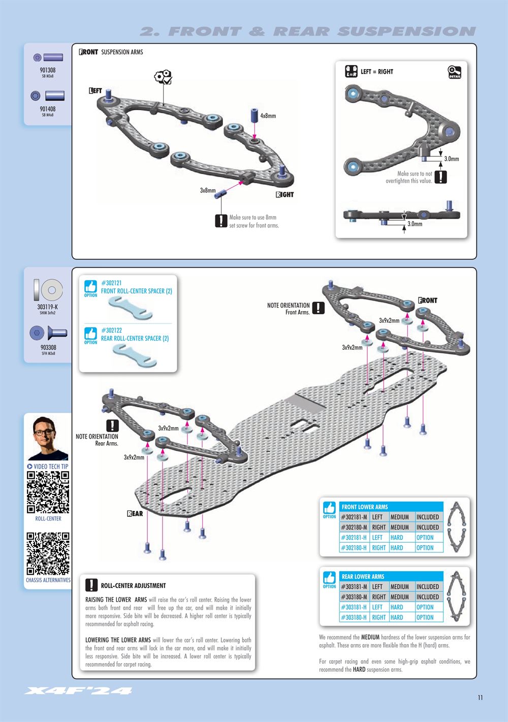 Xray - X4F 2024 (X4F'24) - Manual - Page 11