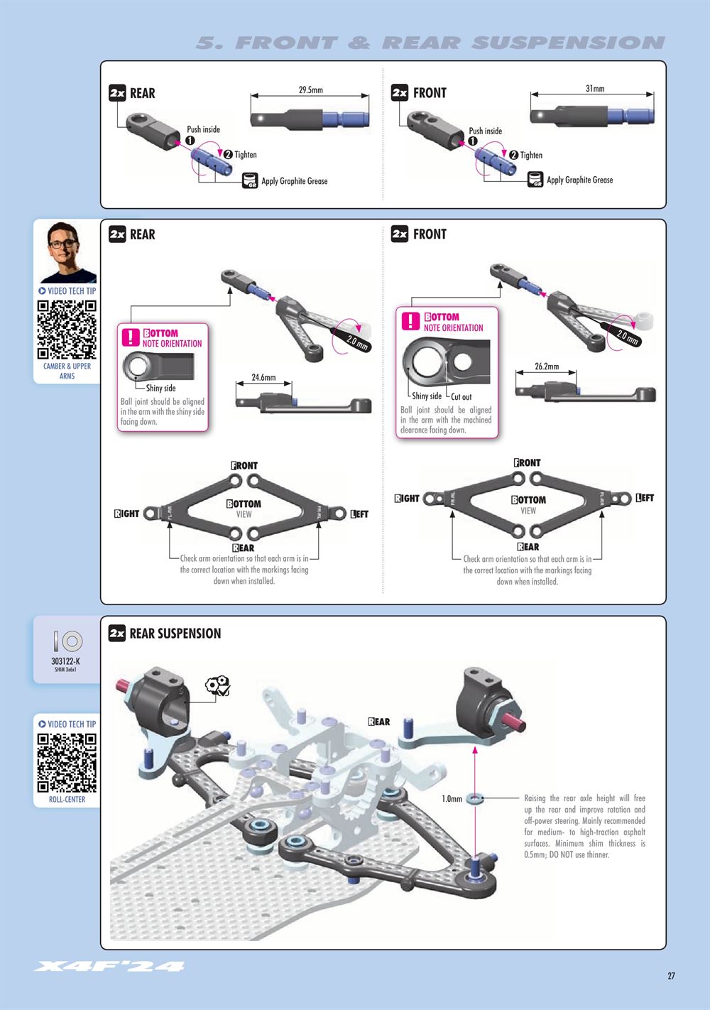 Xray - X4F 2024 (X4F'24) - Manual - Page 27