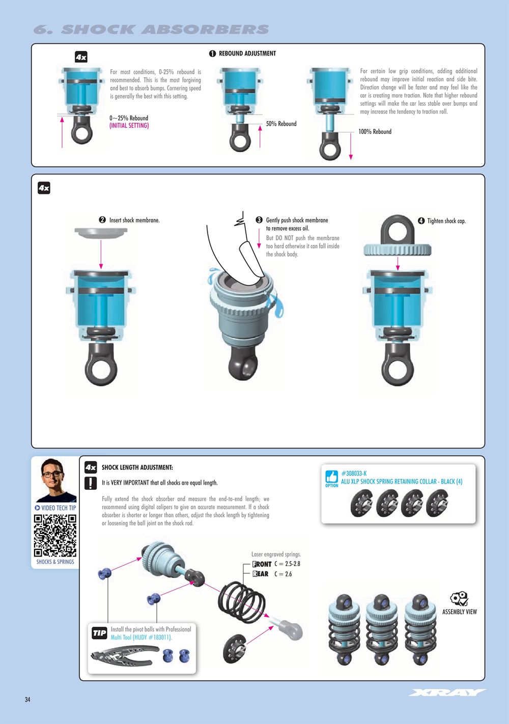 Xray - X4F 2024 (X4F'24) - Manual - Page 34