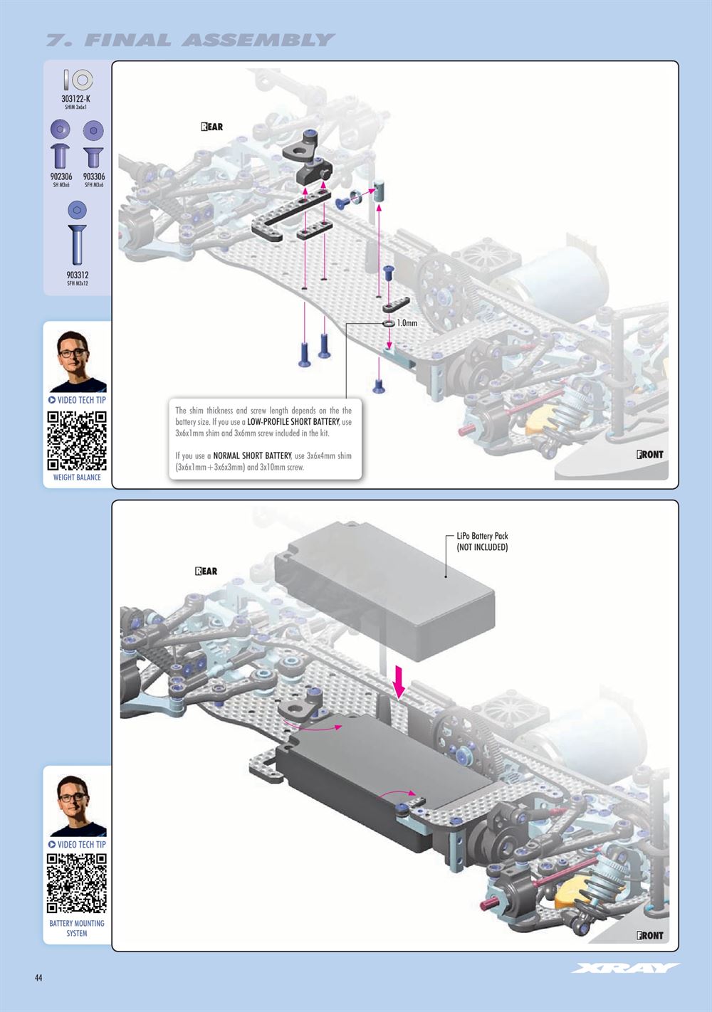 Xray - X4F 2024 (X4F'24) - Manual - Page 44