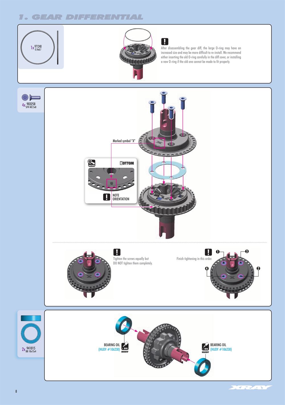 Xray - X4F 2025 (X4F'25) - Manual - Page 8