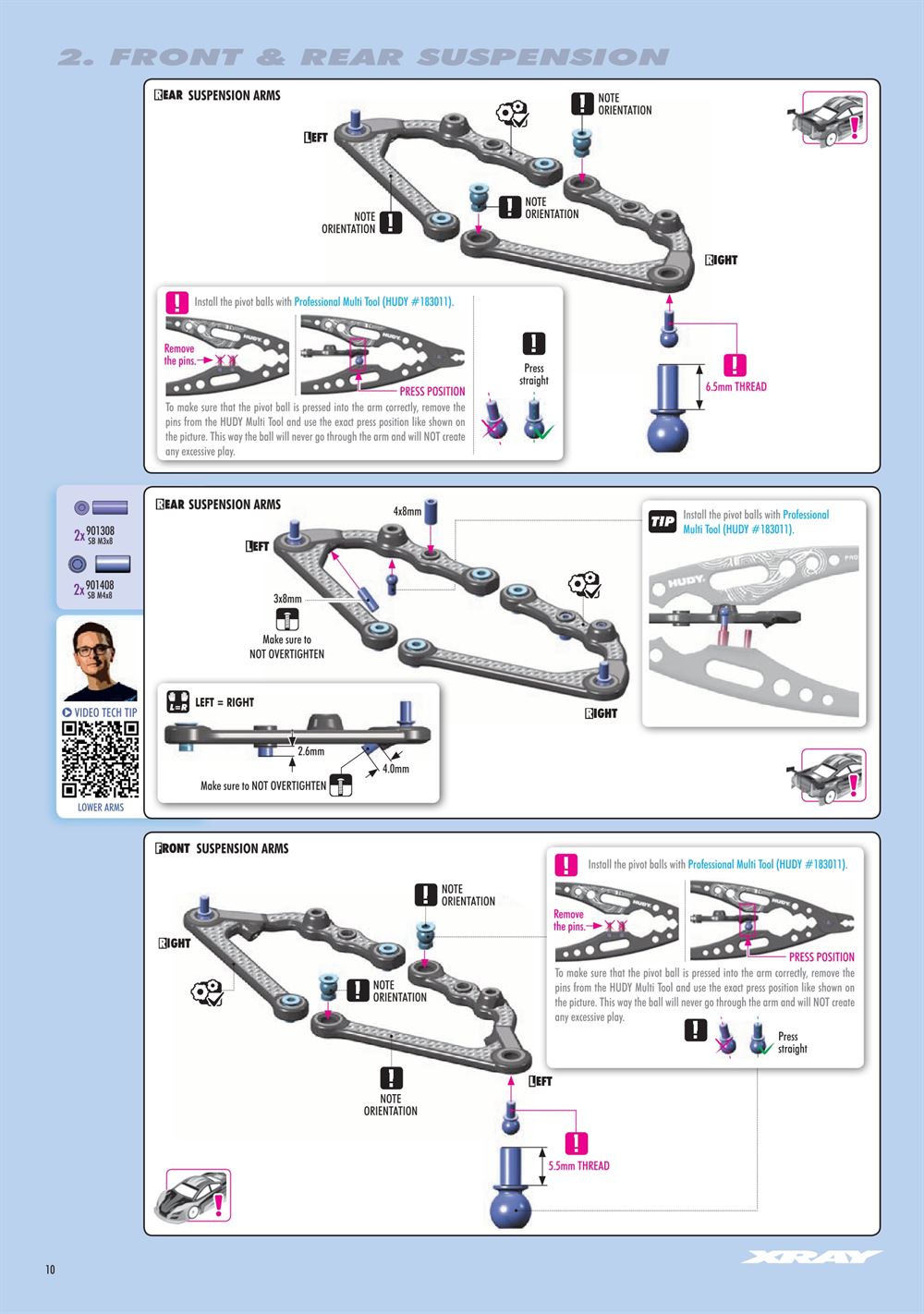 Xray - X4F 2025 (X4F'25) - Manual - Page 10