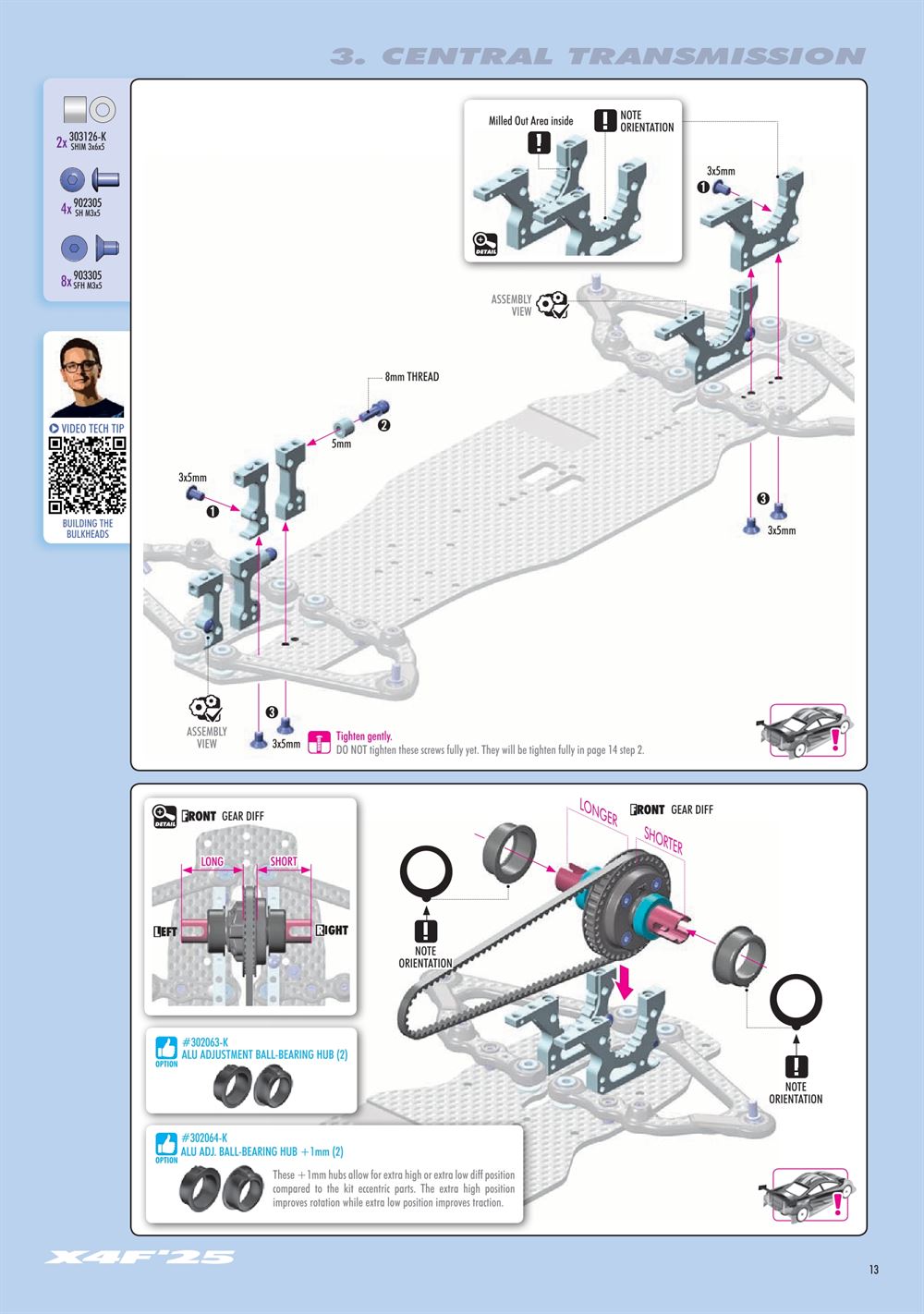 Xray - X4F 2025 (X4F'25) - Manual - Page 13