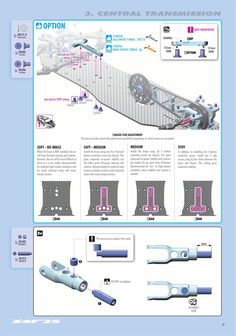 Xray - X4F 2025 (X4F'25) - Manual - Page 17