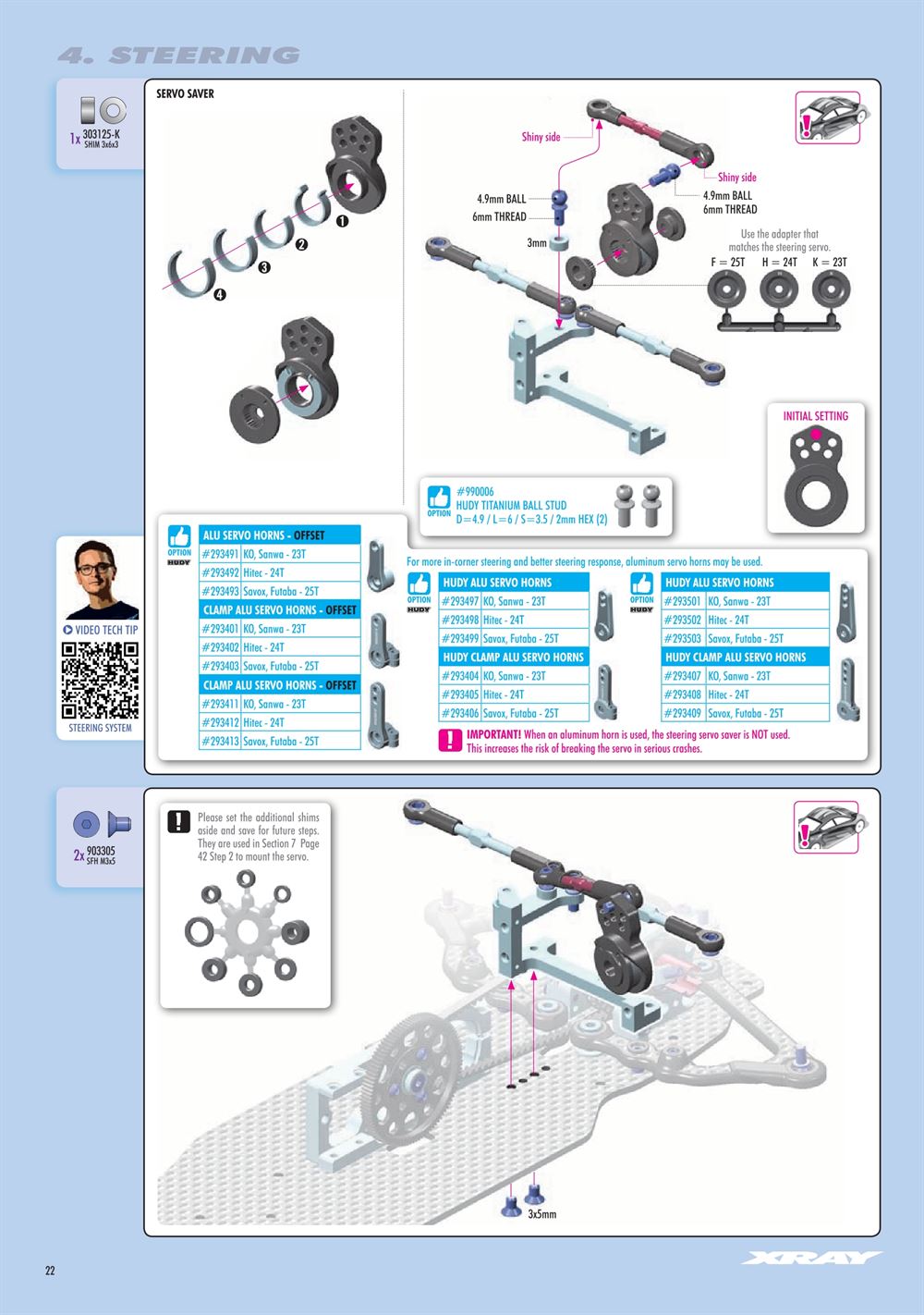 Xray - X4F 2025 (X4F'25) - Manual - Page 22