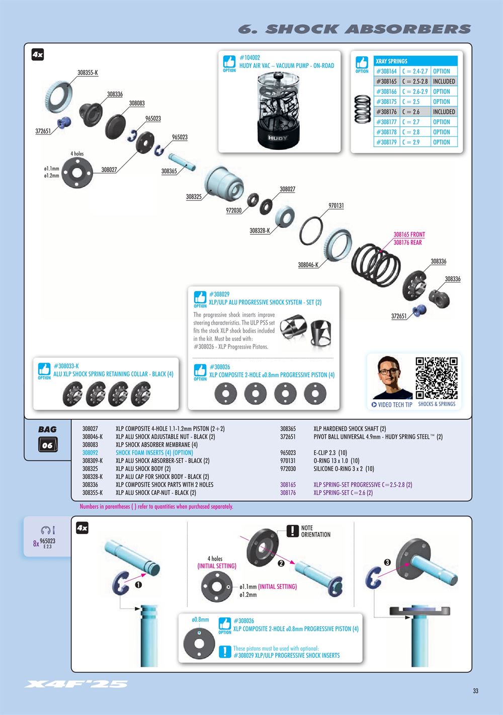 Xray - X4F 2025 (X4F'25) - Manual - Page 33