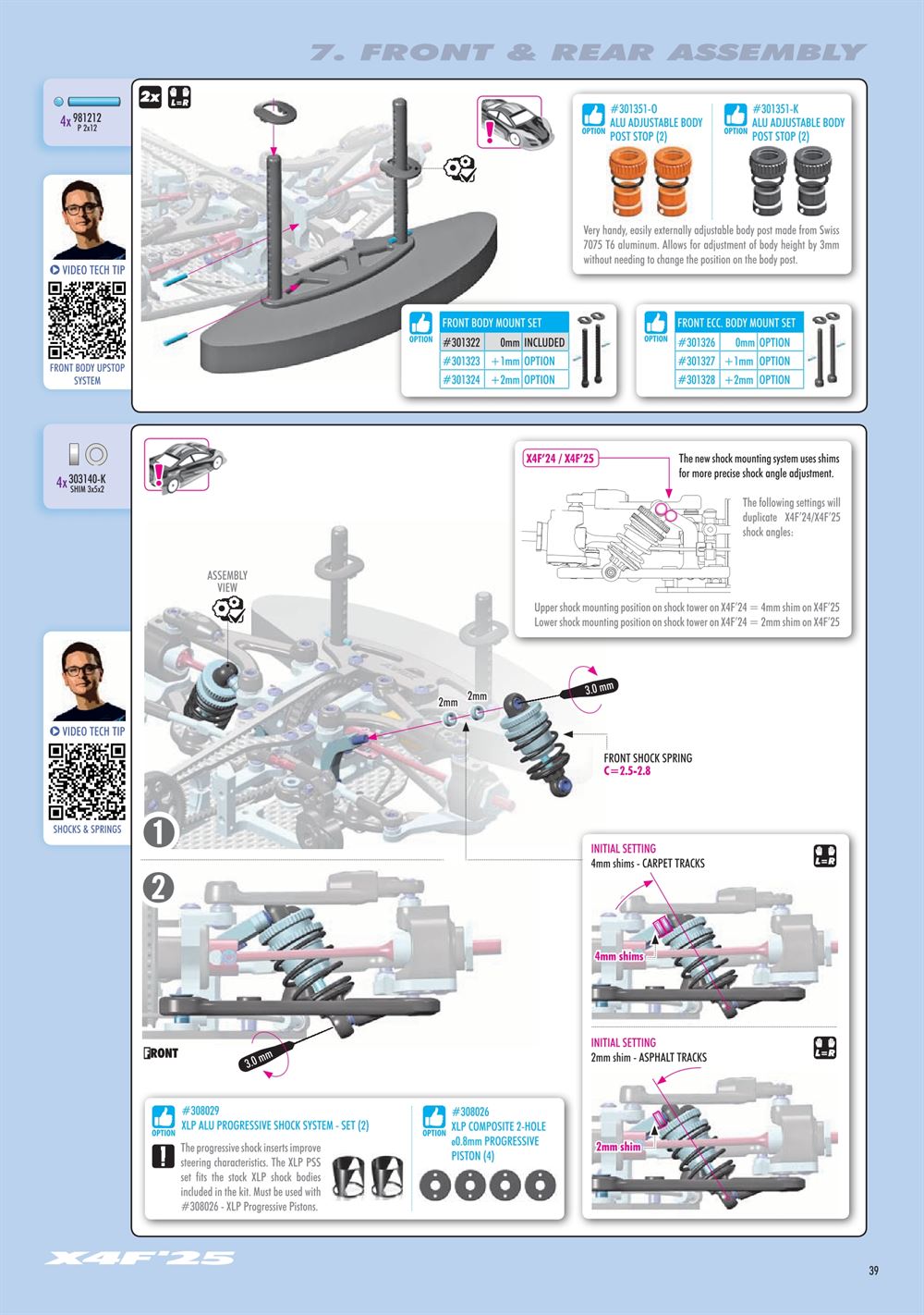 Xray - X4F 2025 (X4F'25) - Manual - Page 39