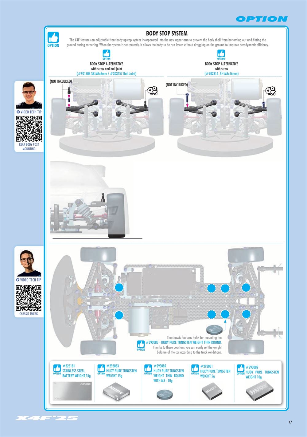 Xray - X4F 2025 (X4F'25) - Manual - Page 47