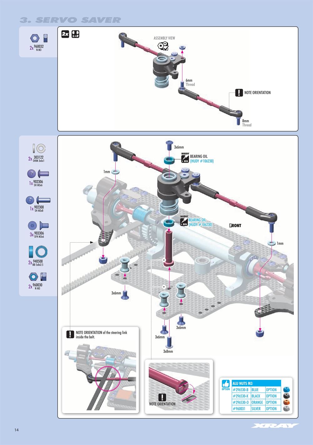 Xray - X8 2024 (X8'24) - Manual - Page 14
