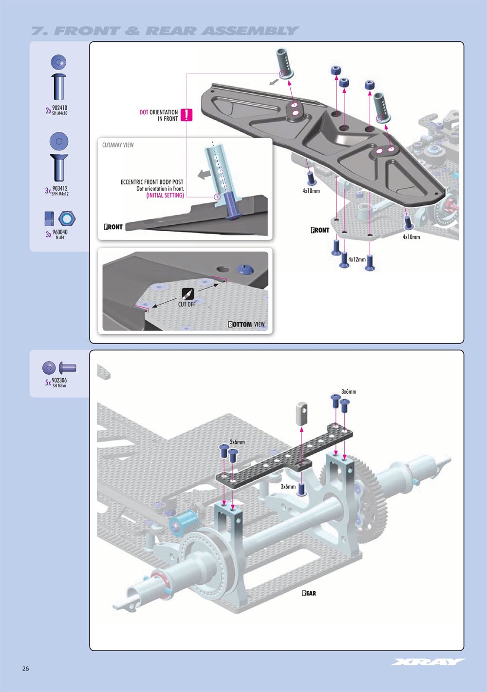 Xray - X8 2024 (X8'24) - Manual - Page 26