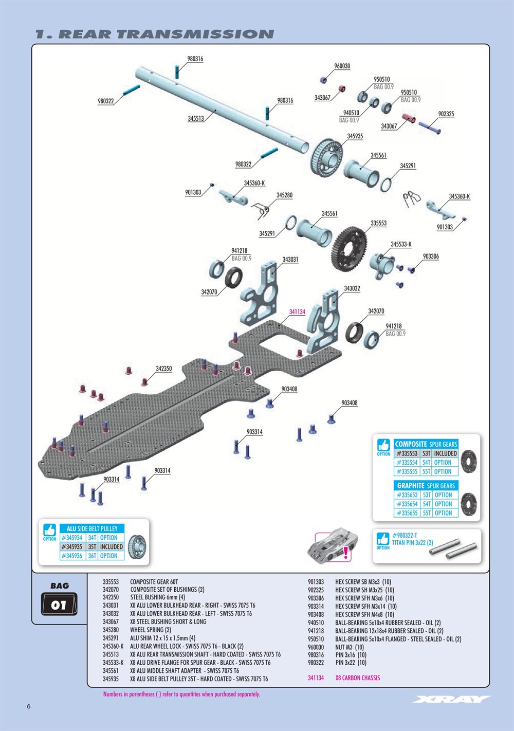 Xray - X8 2026 (X8'26) - Manual - Page 6