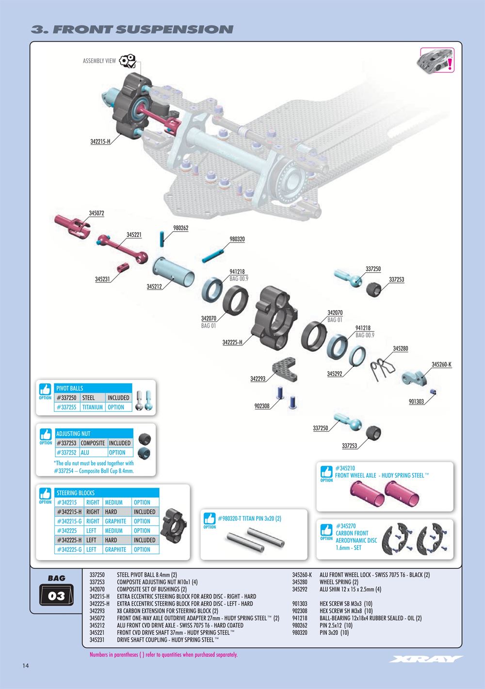 Xray - X8 2026 (X8'26) - Manual - Page 14