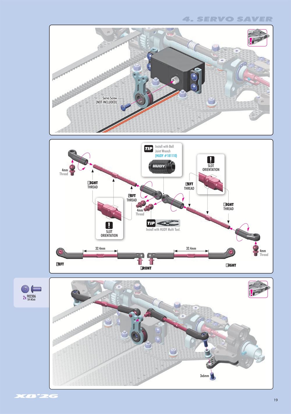 Xray - X8 2026 (X8'26) - Manual - Page 19
