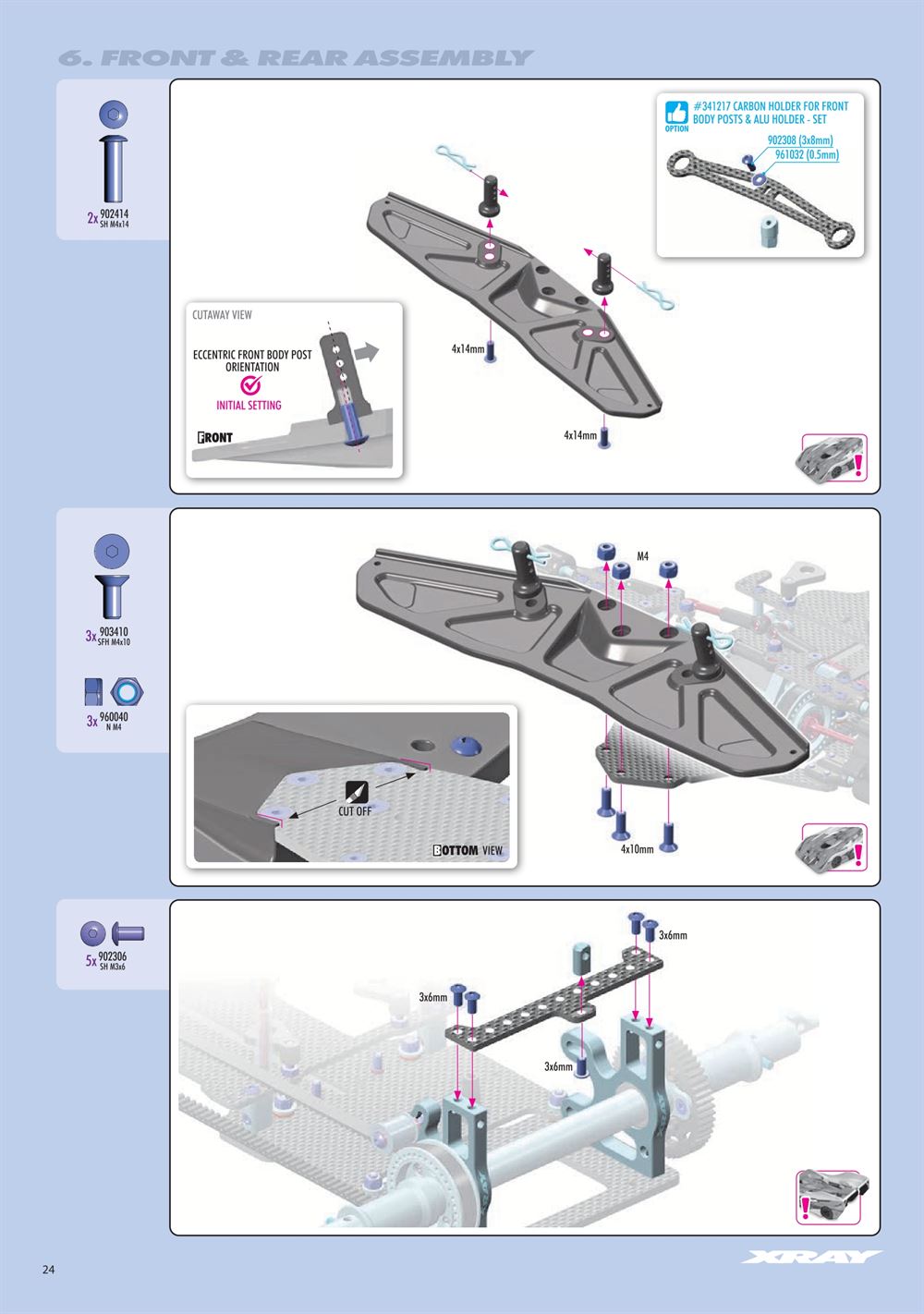Xray - X8 2026 (X8'26) - Manual - Page 24