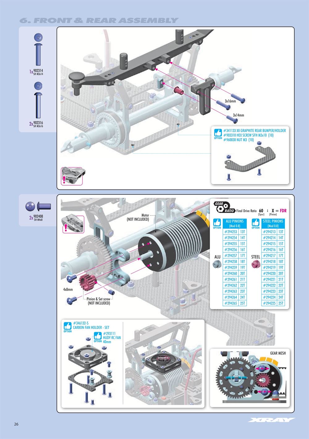 Xray - X8 2026 (X8'26) - Manual - Page 26