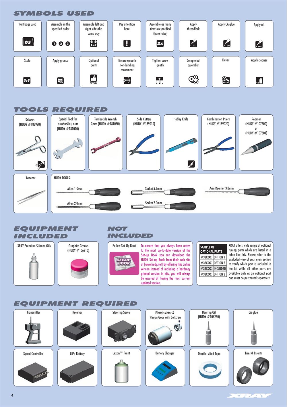 Xray - XB2 2015 (XB2C'15) - Manual - Page 4