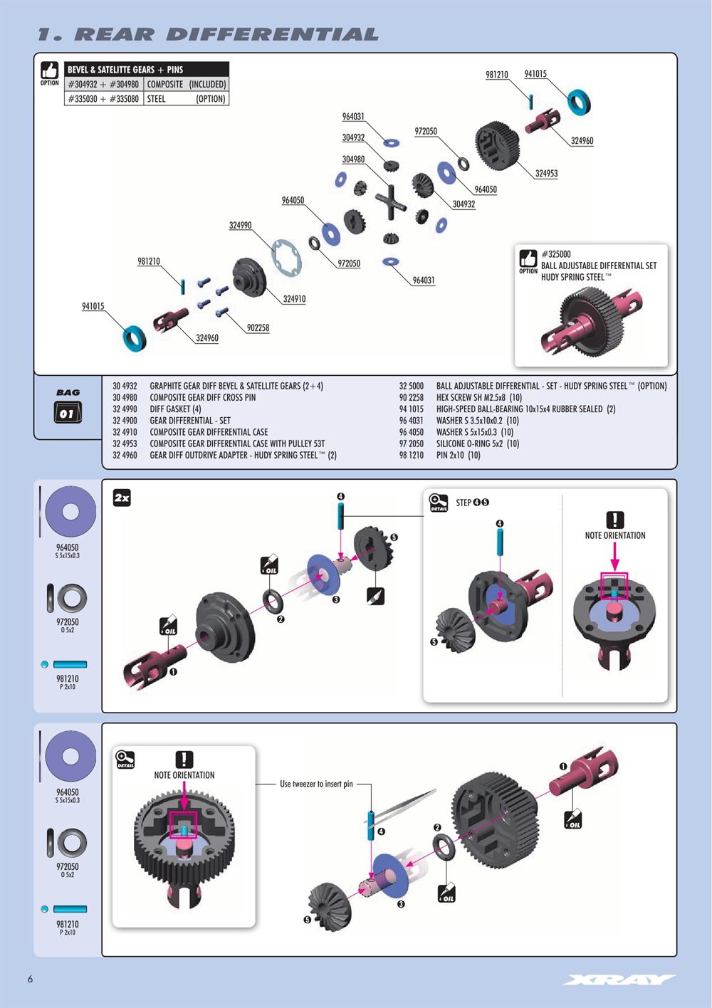 Xray - XB2 2015 (XB2C'15) - Manual - Page 6