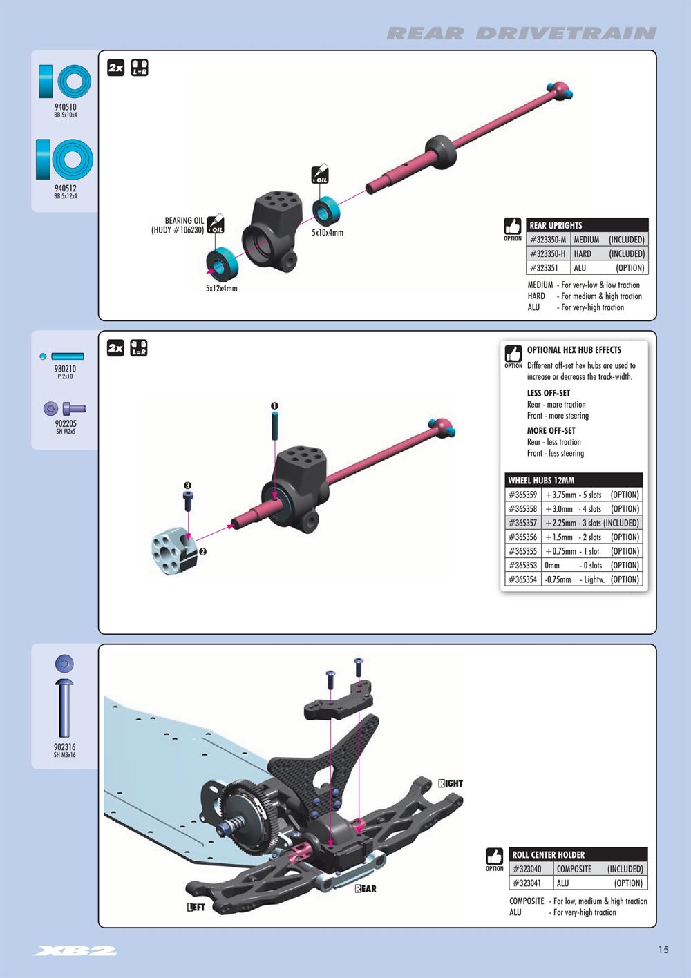 Xray - XB2 2015 (XB2C'15) - Manual - Page 15