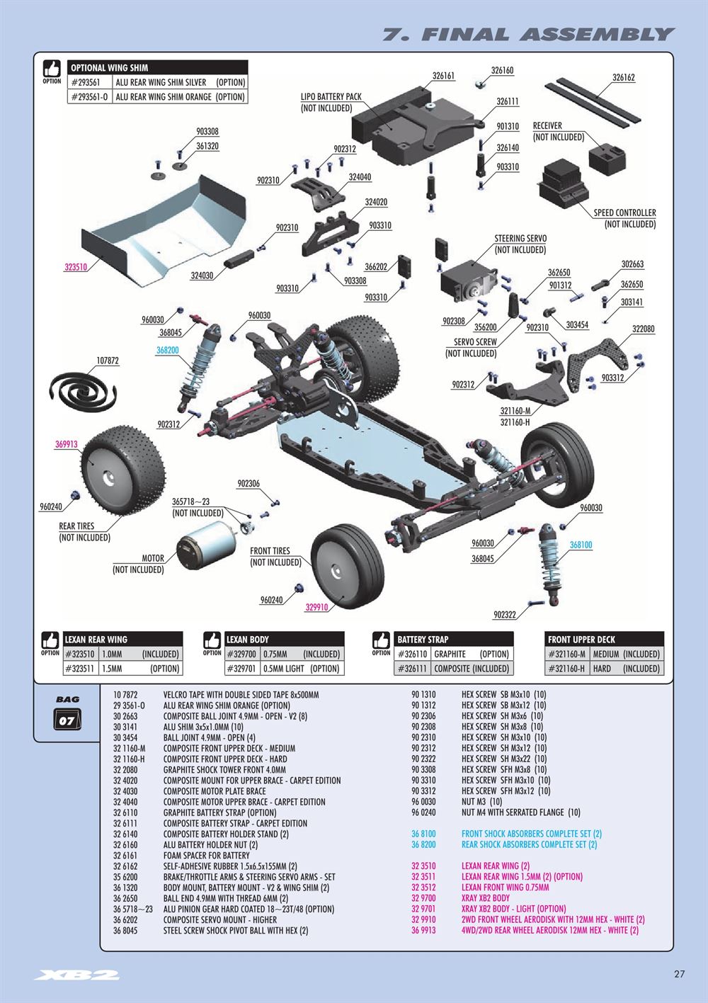 Xray - XB2 2015 (XB2C'15) - Manual - Page 27